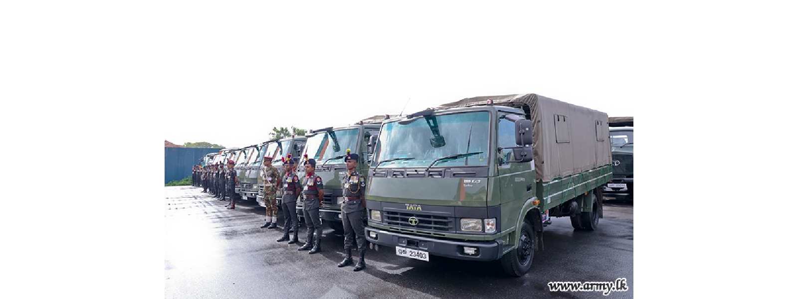 ඉවත්කළ වාහන 76ක් යුද්ධ හමුදාවෙන් නවීකරණය කර සේවයට
